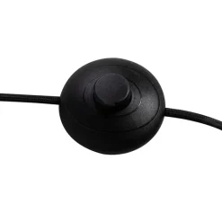 QAZQA Design Stehleuchte schwarz 5-Licht - Sixties Marmo