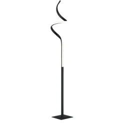 Trio Leuchten Design Stehleuchte schwarz inkl. LED 3-stufig dimmbar - Koers