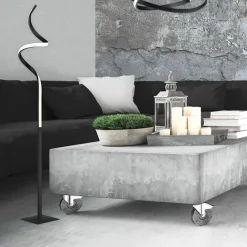 Trio Leuchten Design Stehleuchte schwarz inkl. LED 3-stufig dimmbar - Koers