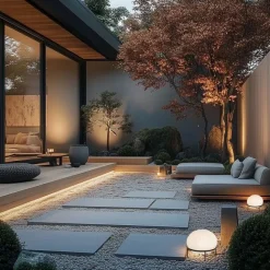 QAZQA Design Tischleuchte für den Außenbereich schwarz - Jannie