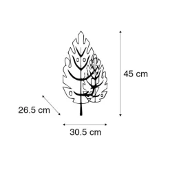 QAZQA Design Wandleuchte Antik Gold - Carballo