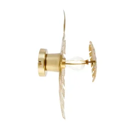 QAZQA Design Wandleuchte Antik Gold - Carballo