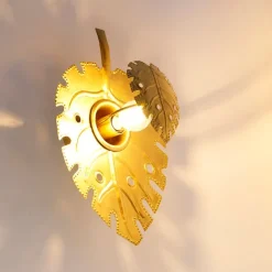 QAZQA Design Wandleuchte Antik Gold - Carballo