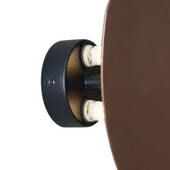 QAZQA Design Wandleuchte Bronze Organisch 20 cm 2-Lichter - Pulley