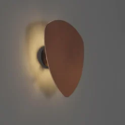 QAZQA Design Wandleuchte Bronze Organisch 32cm 2-flammig - Pulley