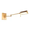 QAZQA Design Wandleuchte Bronze inkl. LED dimmbar - Notia