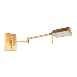 QAZQA Design Wandleuchte Bronze inkl. LED dimmbar - Notia