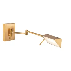 QAZQA Design Wandleuchte Bronze inkl. LED dimmbar - Notia