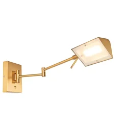 QAZQA Design Wandleuchte Bronze inkl. LED dimmbar - Notia