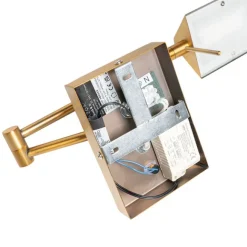 QAZQA Design Wandleuchte Bronze inkl. LED dimmbar - Notia