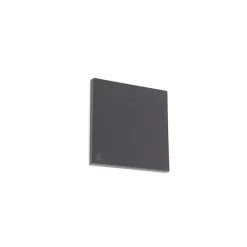 QAZQA Design Wandleuchte Graualuminium 15 cm inkl. LED 9W - Skyf