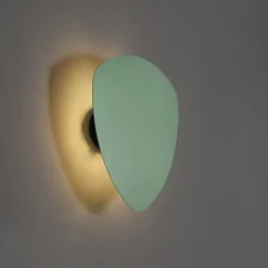 QAZQA Design Wandleuchte Grün Organisch 32cm 2-Lichter - Pulley