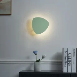 QAZQA Design Wandleuchte Grün Organisch 20 cm 2-Lichter - Pulley