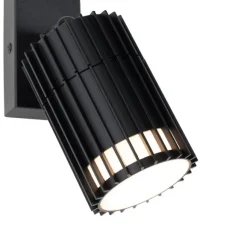 QAZQA Design-Außen-Deckenstrahler schwarz IP44 - Boris