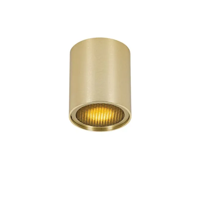 QAZQA Design-Aufbaustrahler Gold GU10 50mm - Tubo Honey