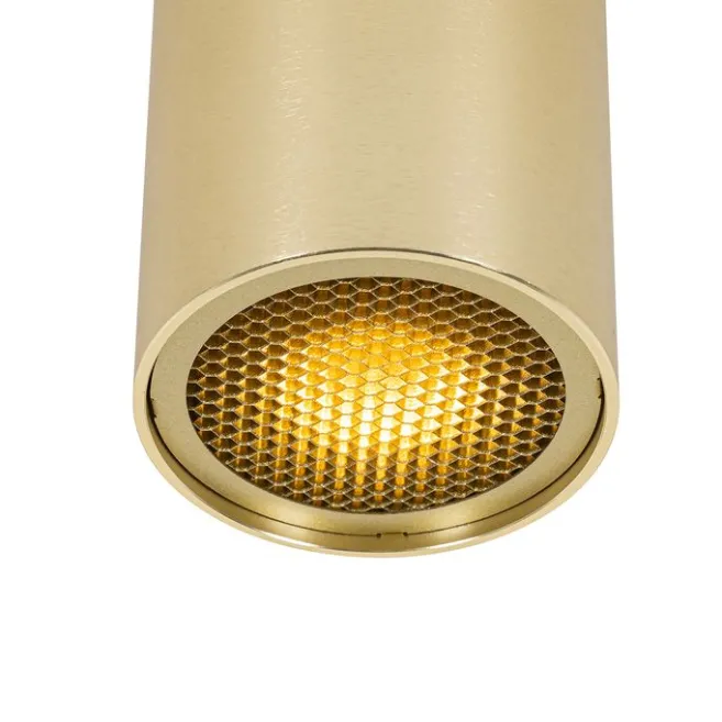 QAZQA Design-Aufbaustrahler Gold GU10 50mm - Tubo Honey