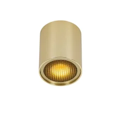 QAZQA Design-Aufbaustrahler Gold GU10 50mm - Tubo Honey