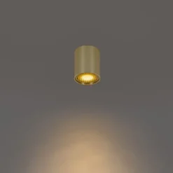 QAZQA Design-Aufbaustrahler Gold GU10 50mm - Tubo Honey