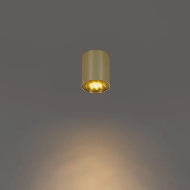 QAZQA Design-Aufbaustrahler Gold GU10 50mm - Tubo Honey