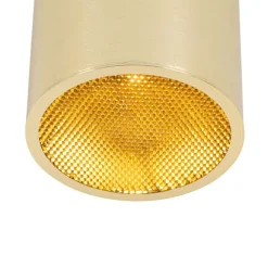 QAZQA Design-Aufbaustrahler Gold GU10 111mm - Impact Honey