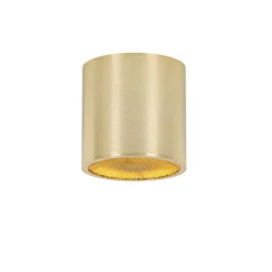 QAZQA Design-Aufbaustrahler Gold GU10 111mm - Impact Honey
