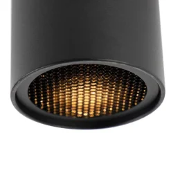 QAZQA Design-Aufbaustrahler schwarz GU10 50mm - Tubo Honey