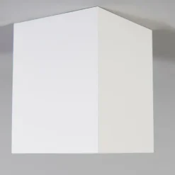 QAZQA Design-Aufbaustrahler weiß GU10 50mm - Quba 2