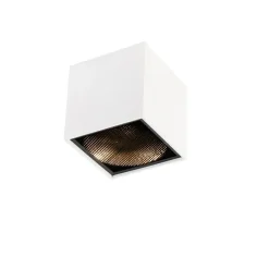 QAZQA Design-Aufbaustrahler weiß GU10 111mm - Box Honey