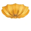 Kinder QAZQA Design-Deckenlampe Gold Silk 52 cm 3-flammig - Plu