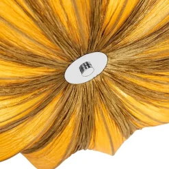 Kinder QAZQA Design-Deckenlampe Gold Silk 52 cm 3-flammig - Plu