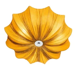 Kinder QAZQA Design-Deckenlampe Gold Silk 52 cm 3-flammig - Plu