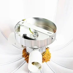 Kinder QAZQA Design-Deckenlampe Gold Silk 52 cm 3-flammig - Plu