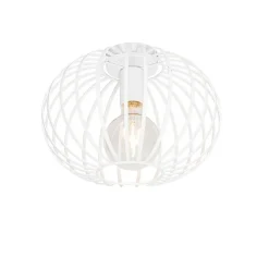 QAZQA Design-Deckenleuchte weiß 30 cm - Johanna