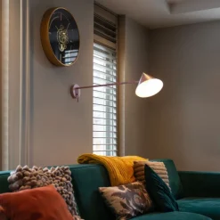 QAZQA Designer-Wandleuchte rosa verstellbar - Triangolo