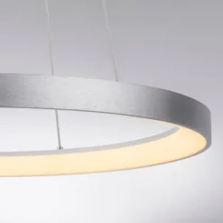 Paul Neuhaus Design-Hängelampe Aluminium inkl. LED Dimmbar Easylift - Hoop