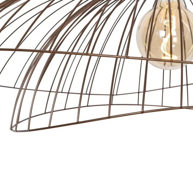 QAZQA Design-Hängelampe Bronze 45 cm - Pua