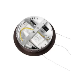 QAZQA Design-Hängelampe Bronze 40 cm inkl. LED 3-stufig dimmbar - Anello