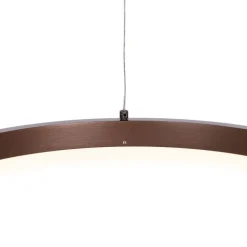 QAZQA Design-Hängelampe Bronze 40 cm inkl. LED 3-stufig dimmbar - Anello