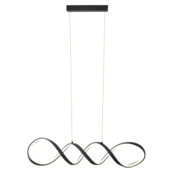 QAZQA Design-Hängelampe schwarz 100 cm inkl. LED 3-Stufen-Dimmbar – Wokkel