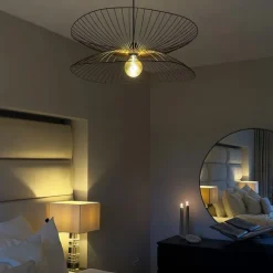 QAZQA Design-Hängelampe schwarz 66cm - Pua