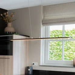 QAZQA Design-Hängelampe schwarz inkl. LED - Banda