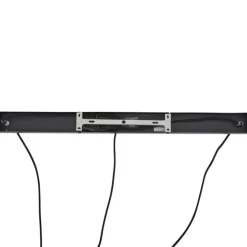 QAZQA Design-Hängelampe schwarz mit Regenbogen-Glas rechteckig 3-flammig - Mallon