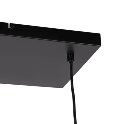 QAZQA Design-Hängelampe schwarz mit Rauchglas 8-flammig - Chico