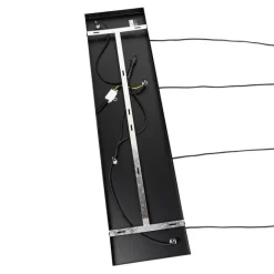 QAZQA Design-Hängelampe schwarz mit Rauchglas 4-flammig - Chico