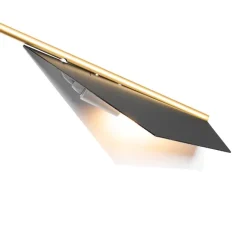 QAZQA Design-Hängelampe Schwarz mit Gold 6-flammig - Sinem