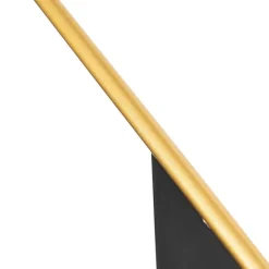 QAZQA Design-Hängelampe Schwarz mit Gold 6-flammig - Sinem