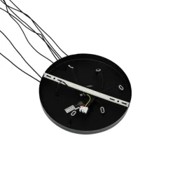 QAZQA Design-Hängelampe schwarz rund 7-flammig - Tuba