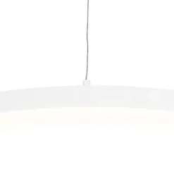 QAZQA Design-Hängelampe weiß 60 cm inkl. LED 3-stufig dimmbar - Anello