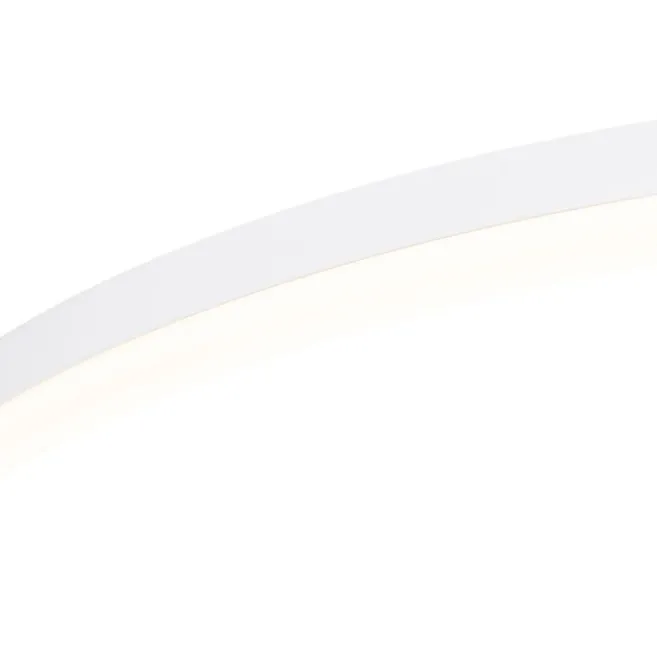 QAZQA Design-Hängelampe weiß 80 cm inkl. LED 3-stufig dimmbar - Anello