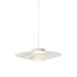 QAZQA Design-Hängelampe weiß inkl. LED 3-stufig dimmbar - Pauline